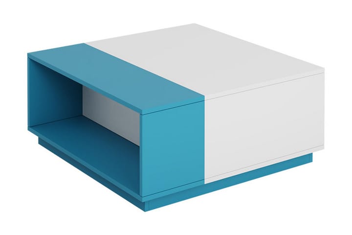 Sarjapöytä Ridino 80 cm - Valkoinen/Sininen/Vihreä - Sarjapöytä - Sohvapöytä
