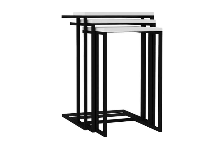 Sarjapöytä Ziaxsas 40x61,8x40 cm - Valkoinen - Sarjapöytä - Sohvapöytä