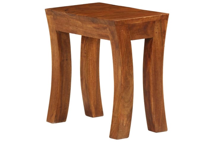 Sarjapöytäsetti 3 osaa täysi akaasiapuu 50x35x50 cm ruskea - Ruskea - Sohvapöytä - Sarjapöytä