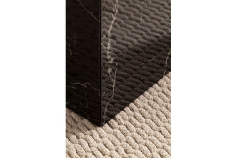 Sisaruspöytä Wohnling Sarja 2 MONOBLOC korkeakiiltoisena kolmionmuotoinen, moderni tyyli Marmori, musta - Marmori, musta - Huonekalut - Pöytä & ruokailuryhmä - Sohvapöytä