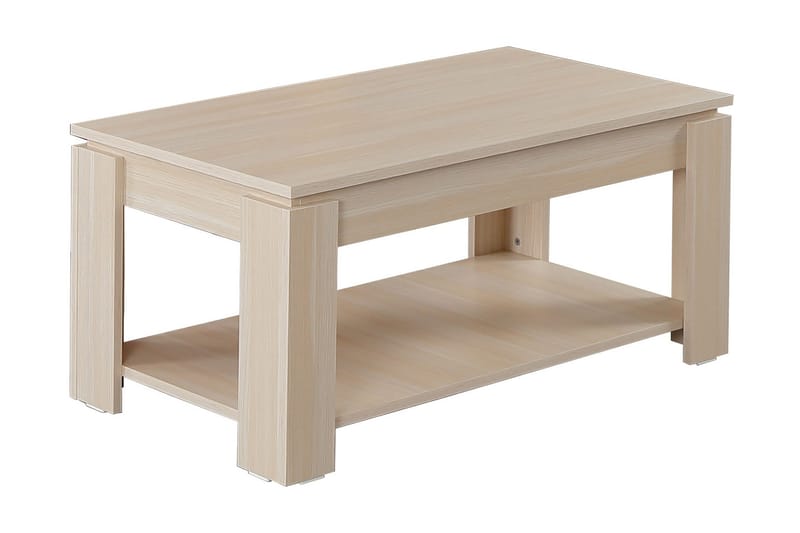 Sohvapöytä Skoglund 104 cm Säilytyksellä Hylly, Vaalea Tammenväri