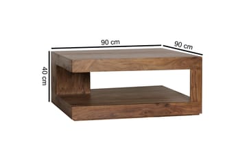 Soffbord Wohnling Brun - Huonekalut - Pöytä & ruokailuryhmä - Sohvapöytä
