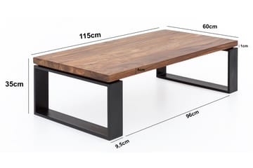 Soffbord Wohnling Trä, Natur - Huonekalut - Pöytä & ruokailuryhmä - Sohvapöytä
