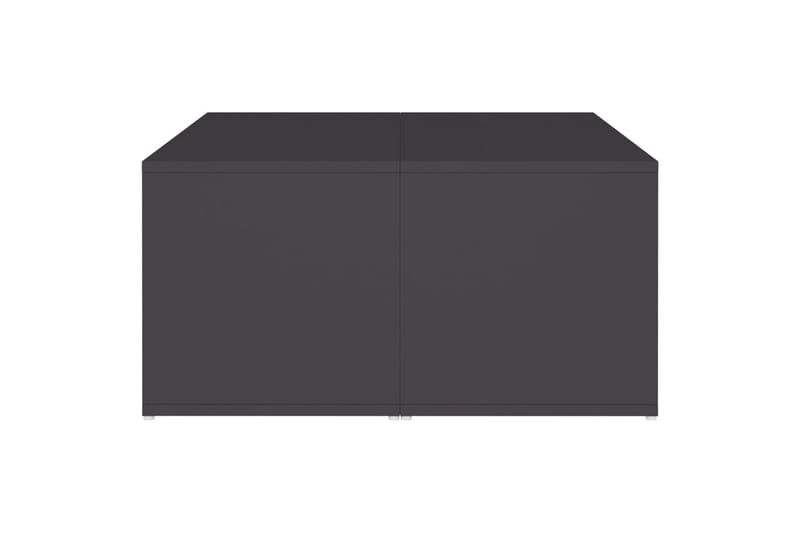 Sohvapöydät 4 kpl harmaa 33x33x33 cm lastulevy - Harmaa - Huonekalut - Pöytä & ruokailuryhmä - Sohvapöytä