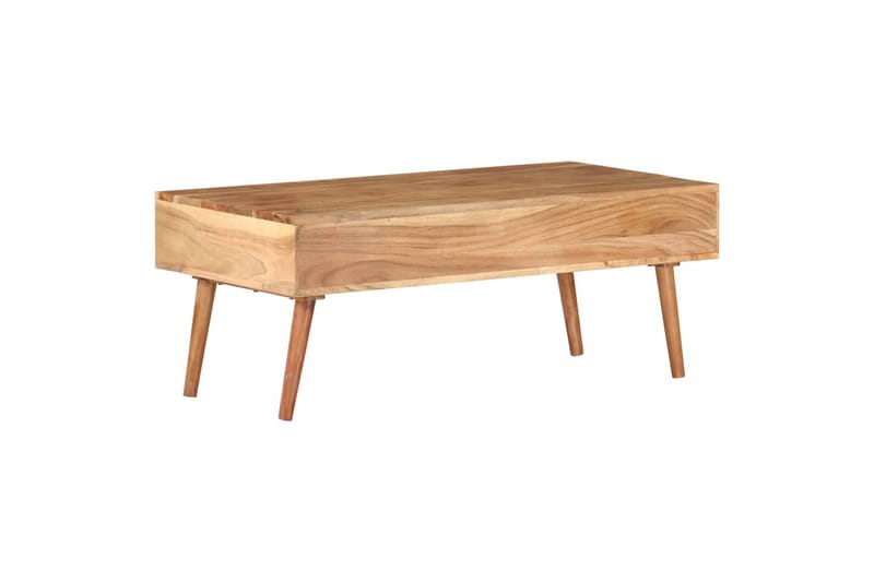 Sohvapöytä 100x50x39 cm täysi akaasiapuu - Ruskea - Huonekalut - Pöytä & ruokailuryhmä - Sohvapöytä