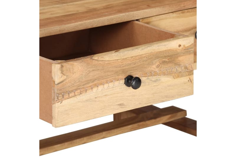 Sohvapöytä 100x50x40 cm täysi akaasiapuu - Ruskea - Huonekalut - Pöytä & ruokailuryhmä - Sohvapöytä