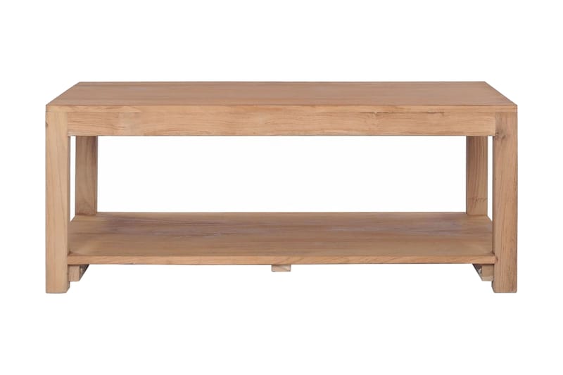 Sohvapöytä 100x50x40 cm täysi tiikki - Ruskea - Huonekalut - Pöytä & ruokailuryhmä - Sohvapöytä