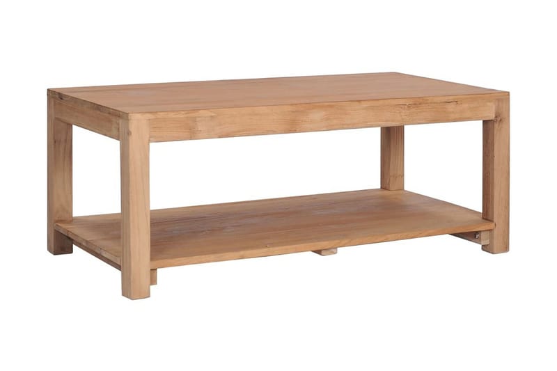 Sohvapöytä 100x50x40 cm täysi tiikki - Ruskea - Huonekalut - Pöytä & ruokailuryhmä - Sohvapöytä