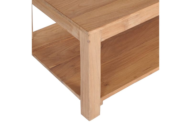 Sohvapöytä 100x50x40 cm täysi tiikki - Ruskea - Huonekalut - Pöytä & ruokailuryhmä - Sohvapöytä