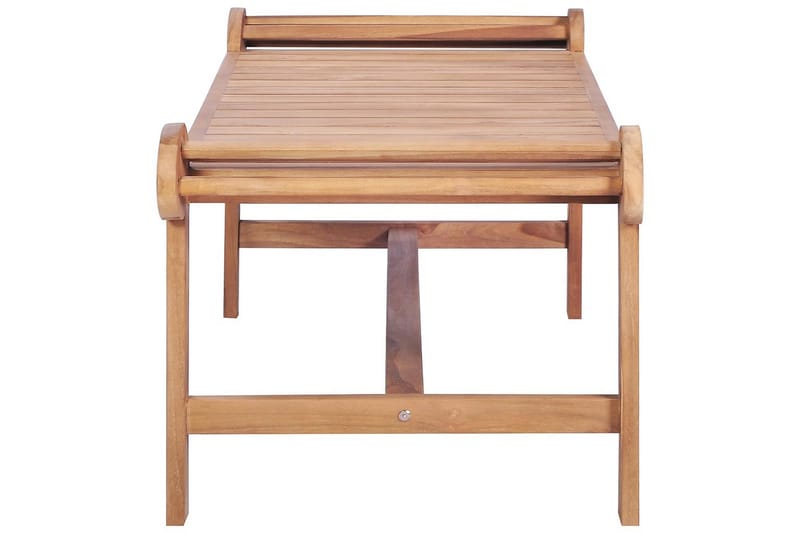 Sohvapöytä 100x50x45 cm täysi tiikki - Ruskea - Huonekalut - Pöytä & ruokailuryhmä - Sohvapöytä