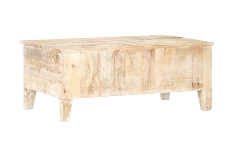 Sohvapöytä 100x55x40 cm karkea akaasiapuu - Monivärinen - Huonekalut - Pöytä & ruokailuryhmä - Sohvapöytä