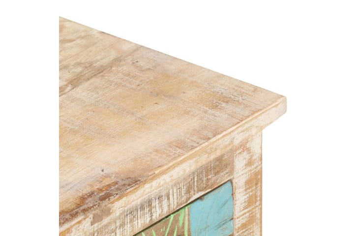 Sohvapöytä 100x55x40 cm karkea akaasiapuu - Monivärinen - Sohvapöytä