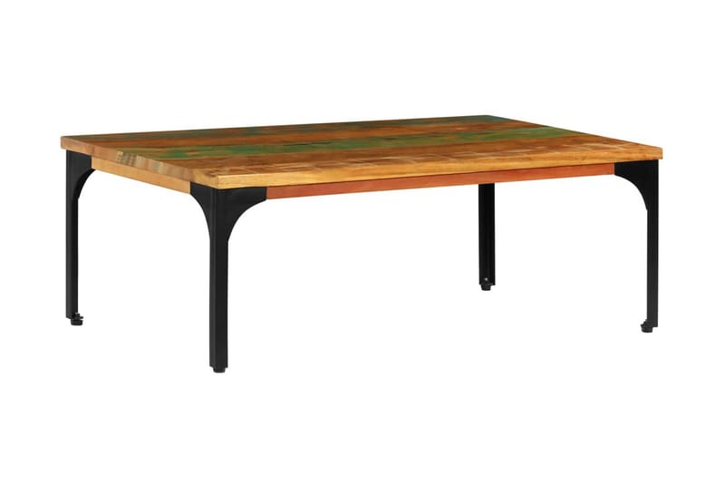 Sohvapöytä 100x60x35 cm kierrätetty puu - Ruskea - Huonekalut - Pöytä & ruokailuryhmä - Sohvapöytä