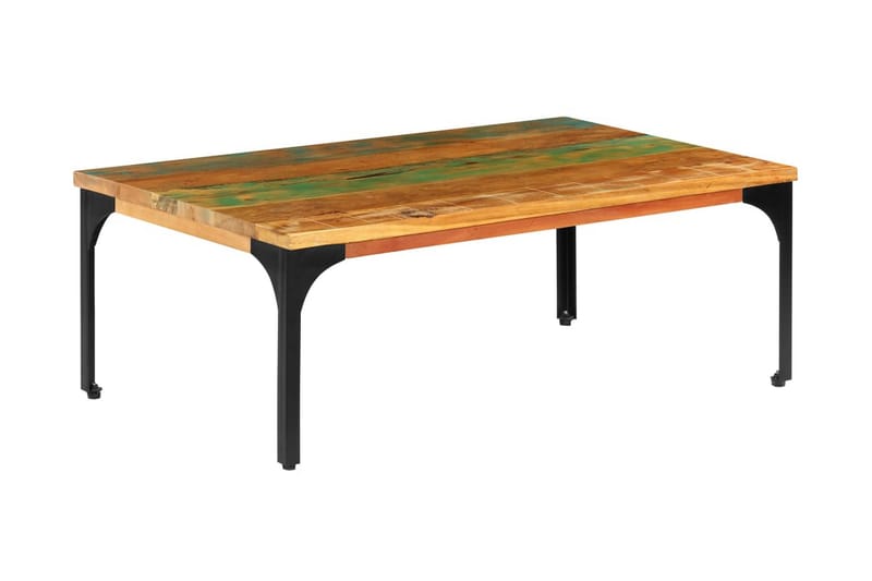 Sohvapöytä 100x60x35 cm kierrätetty puu - Ruskea - Huonekalut - Pöytä & ruokailuryhmä - Sohvapöytä