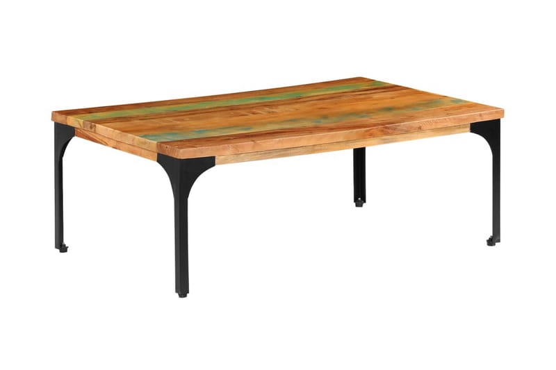 Sohvapöytä 100x60x35 cm kierrätetty puu - Ruskea - Huonekalut - Pöytä & ruokailuryhmä - Sohvapöytä