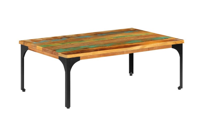 Sohvapöytä 100x60x35 cm kierrätetty puu - Ruskea - Huonekalut - Pöytä & ruokailuryhmä - Sohvapöytä
