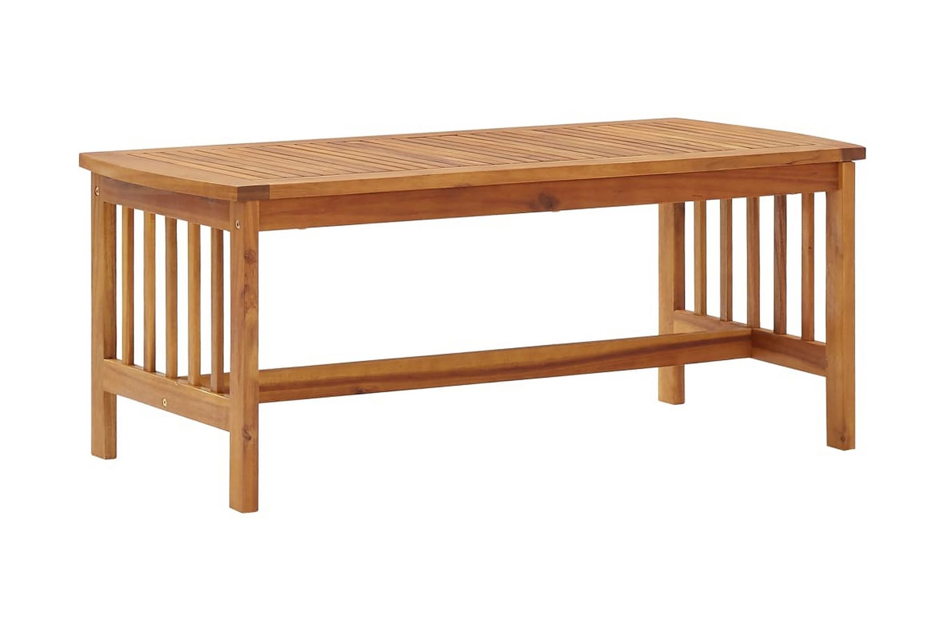 Sohvapöytä 102x50x43 cm täysi akaasiapuu - Ruskea - Huonekalut - Pöytä & ruokailuryhmä - Sohvapöytä