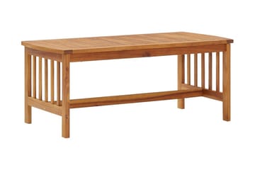 Sohvapöytä 102x50x43 cm täysi akaasiapuu - Ruskea - Huonekalut - Pöytä & ruokailuryhmä - Sohvapöytä