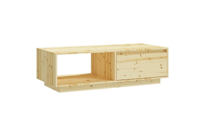 Sohvapöytä 110x50x33,5 cm täysi kuusi - Ruskea - Huonekalut - Pöytä & ruokailuryhmä - Sohvapöytä