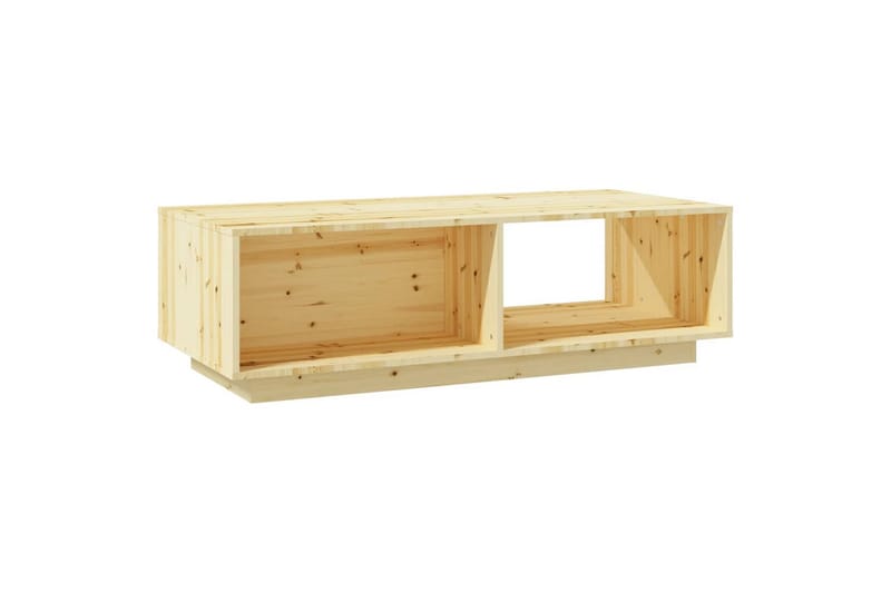 Sohvapöytä 110x50x33,5 cm täysi kuusi - Ruskea - Huonekalut - Pöytä & ruokailuryhmä - Sohvapöytä
