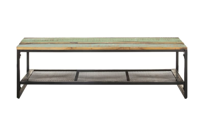 Sohvapöytä 110x60x35 cm kierrätetty täyspuu - Ruskea - Huonekalut - Pöytä & ruokailuryhmä - Sohvapöytä