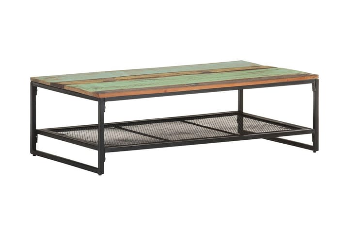 Sohvapöytä 110x60x35 cm kierrätetty täyspuu - Ruskea - Sohvapöytä
