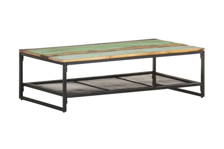 Sohvapöytä 110x60x35 cm kierrätetty täyspuu - Ruskea - Sohvapöytä