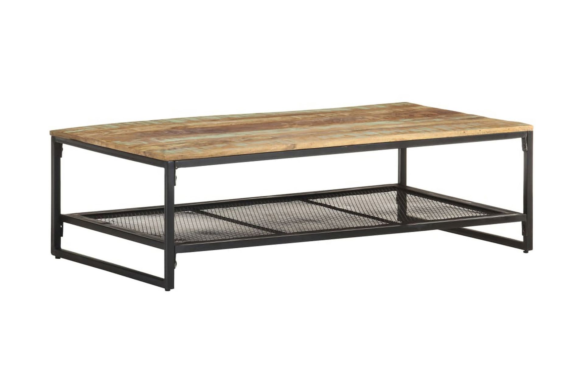 Sohvapöytä 110x60x35 cm kierrätetty täyspuu - Ruskea - Huonekalut - Pöytä & ruokailuryhmä - Sohvapöytä