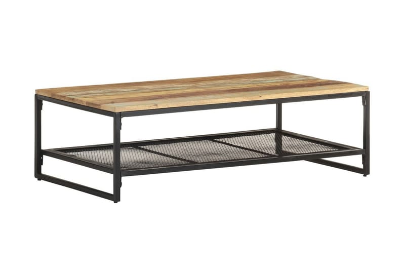 Sohvapöytä 110x60x35 cm kierrätetty täyspuu - Ruskea - Huonekalut - Pöytä & ruokailuryhmä - Sohvapöytä