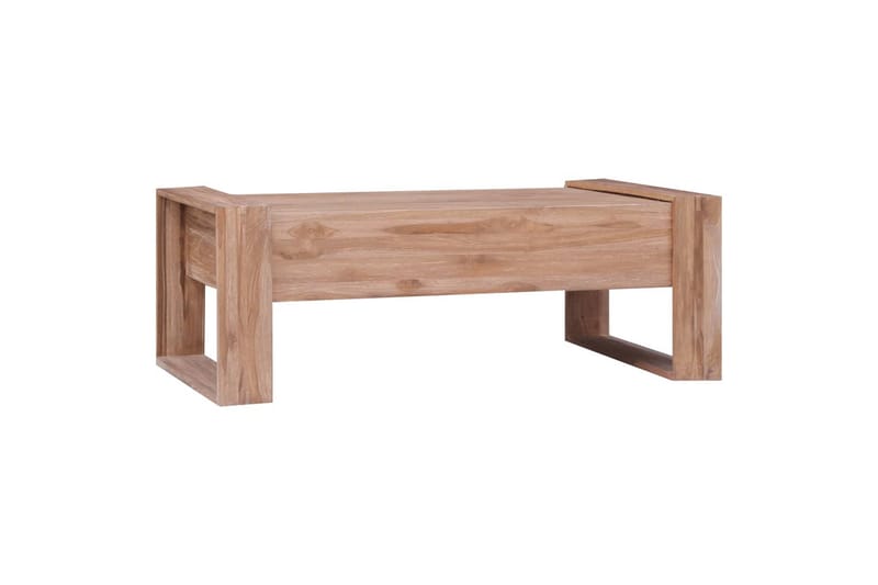 Sohvapöytä 110x60x40 cm täysi tiikki - Ruskea - Huonekalut - Pöytä & ruokailuryhmä - Sohvapöytä