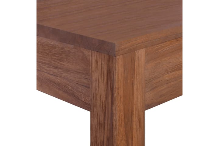 Sohvapöytä 110x60x40 cm täysi tiikki - Ruskea - Sohvapöytä