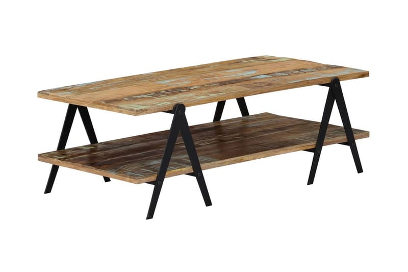 Sohvapöytä 115x60x40 cm kierrätetty puu - Monivärinen - Huonekalut - Pöytä & ruokailuryhmä - Sohvapöytä