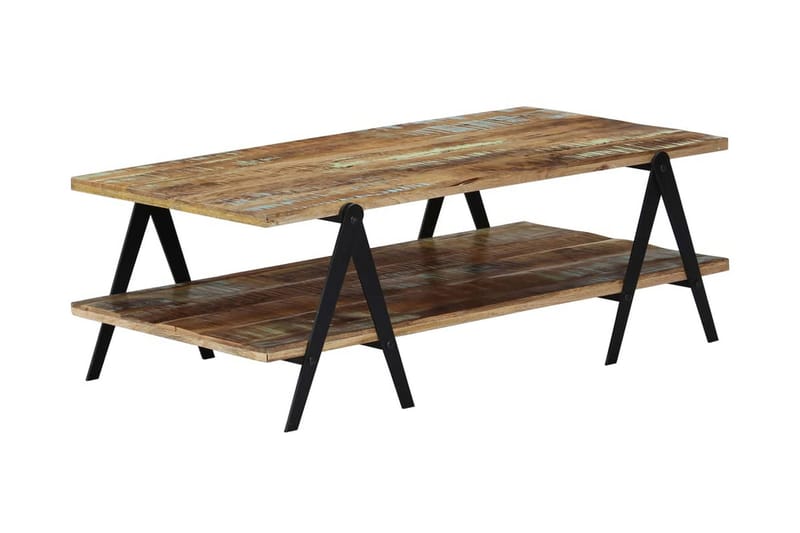 Sohvapöytä 115x60x40 cm kierrätetty puu - Monivärinen - Huonekalut - Pöytä & ruokailuryhmä - Sohvapöytä
