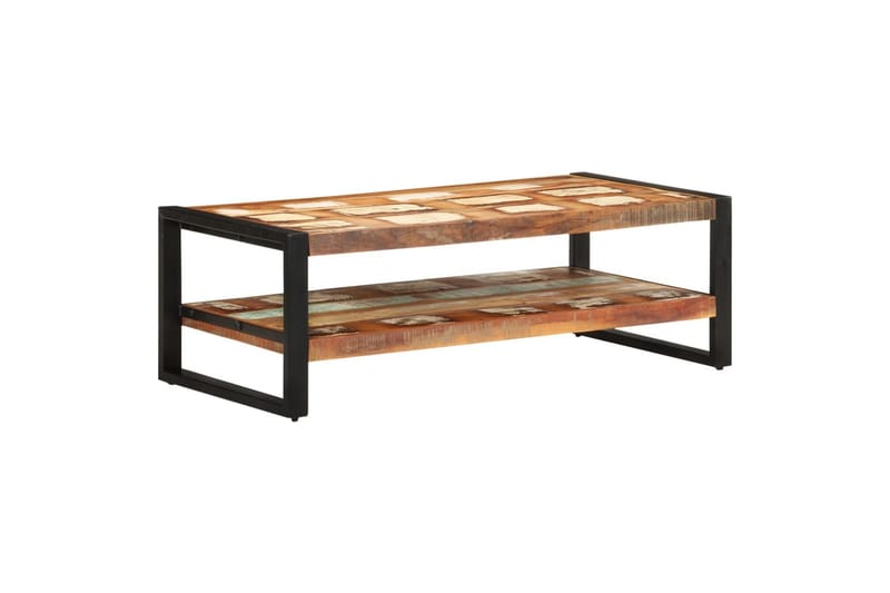 Sohvapöytä 120x60x40 cm kierrätetty täyspuu - Ruskea - Huonekalut - Pöytä & ruokailuryhmä - Sohvapöytä