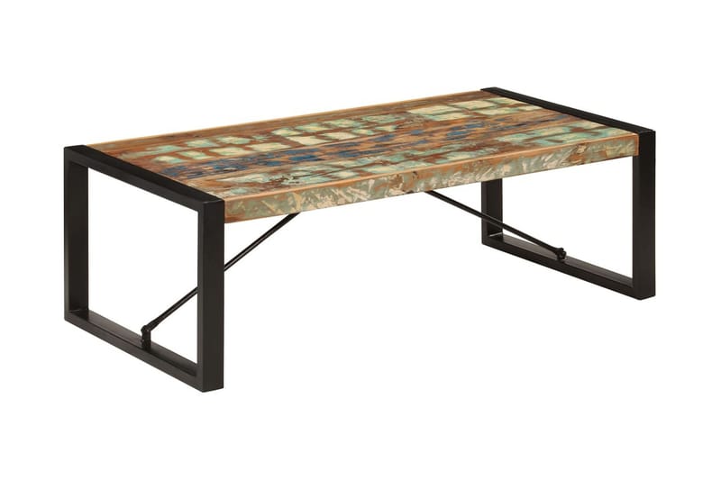 Sohvapöytä 120x60x40 cm uusiokäytetty puu - Monivärinen - Huonekalut - Pöytä & ruokailuryhmä - Sohvapöytä