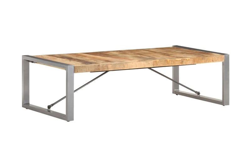 Sohvapöytä 140x70x40 cm karkea mangopuu - Huonekalut - Pöytä & ruokailuryhmä - Sohvapöytä