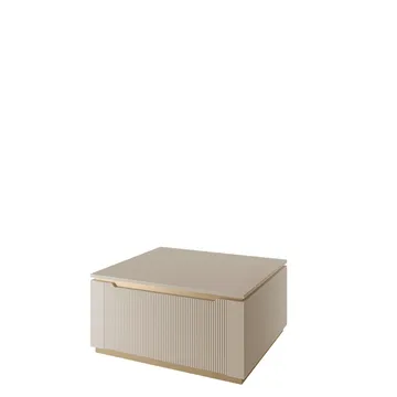 sohvapöytä Sohvapöytä 2K HILAFIN beige - Huonekalut - Pöytä & ruokailuryhmä - Sohvapöytä - Sohvapöytä säilytystilalla