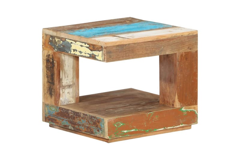 Sohvapöytä 45x45x40 cm kierrätetty täyspuu - Ruskea - Huonekalut - Pöytä & ruokailuryhmä - Sohvapöytä