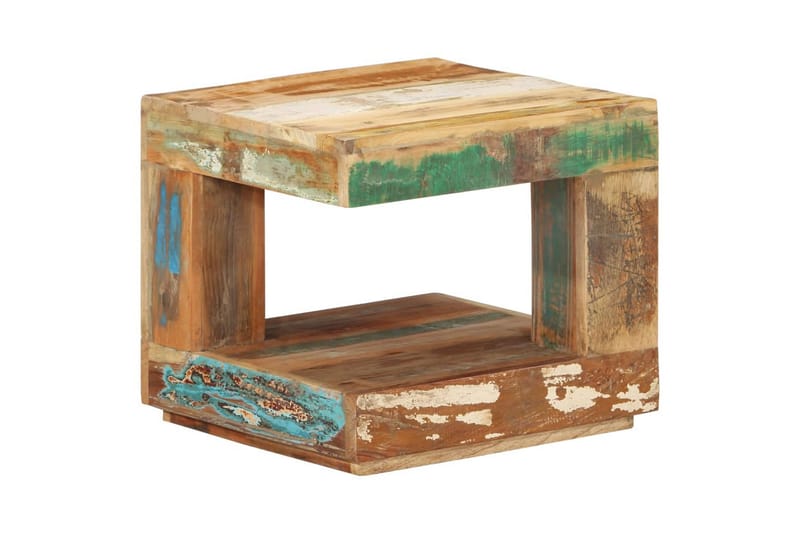 Sohvapöytä 45x45x40 cm kierrätetty täyspuu - Ruskea - Huonekalut - Pöytä & ruokailuryhmä - Sohvapöytä