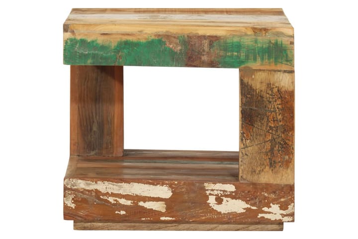 Sohvapöytä 45x45x40 cm kierrätetty täyspuu - Ruskea - Sohvapöytä