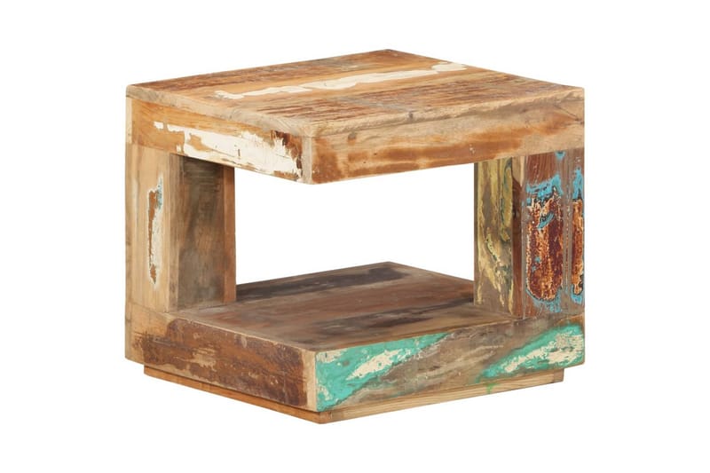 Sohvapöytä 45x45x40 cm kierrätetty täyspuu - Ruskea - Huonekalut - Pöytä & ruokailuryhmä - Sohvapöytä