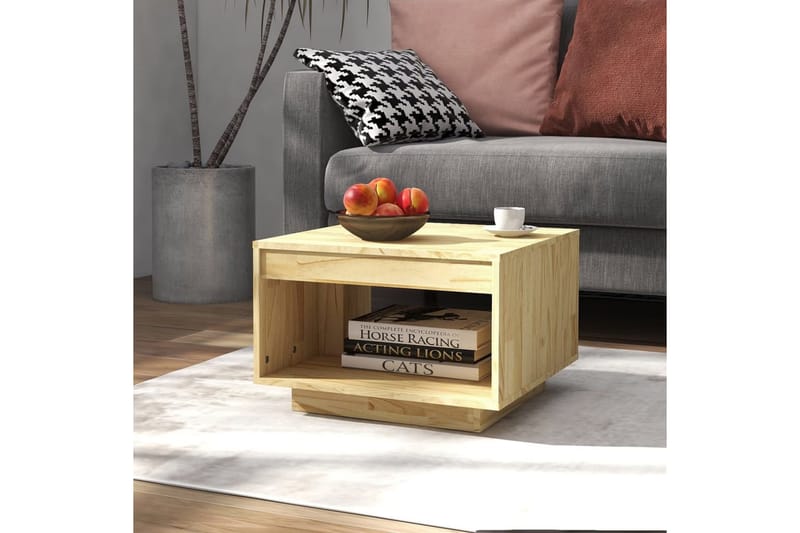 Sohvapöytä 50x50x33,5 cm täysi mänty - Huonekalut - Pöytä & ruokailuryhmä - Sohvapöytä