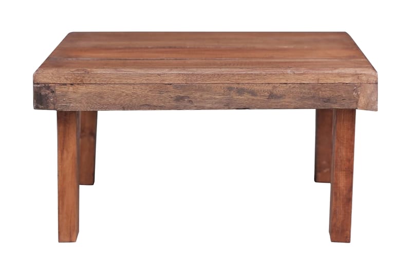 Sohvapöytä 60x45x23 cm täysi uusiokäytetty puu - Ruskea - Huonekalut - Pöytä & ruokailuryhmä - Sohvapöytä