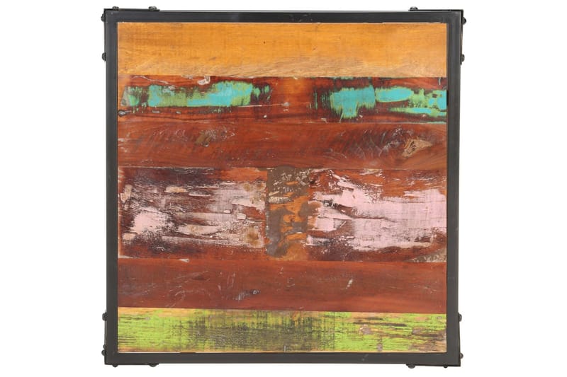 Sohvapöytä 60x60x35 cm kierrätetty täyspuu - Monivärinen - Huonekalut - Pöytä & ruokailuryhmä - Sohvapöytä
