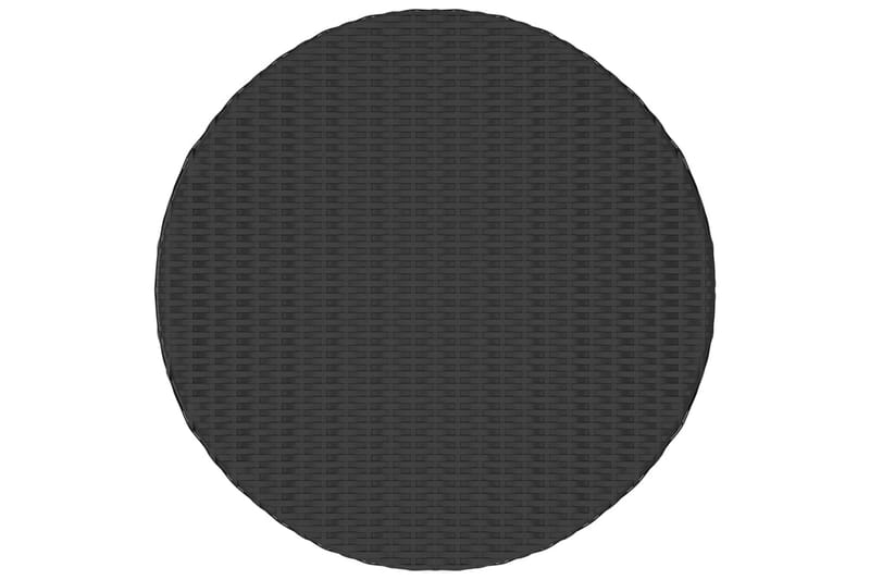 Sohvapöytä 68x68x30 cm Polyrottinki - Musta - Huonekalut - Pöytä & ruokailuryhmä - Sohvapöytä