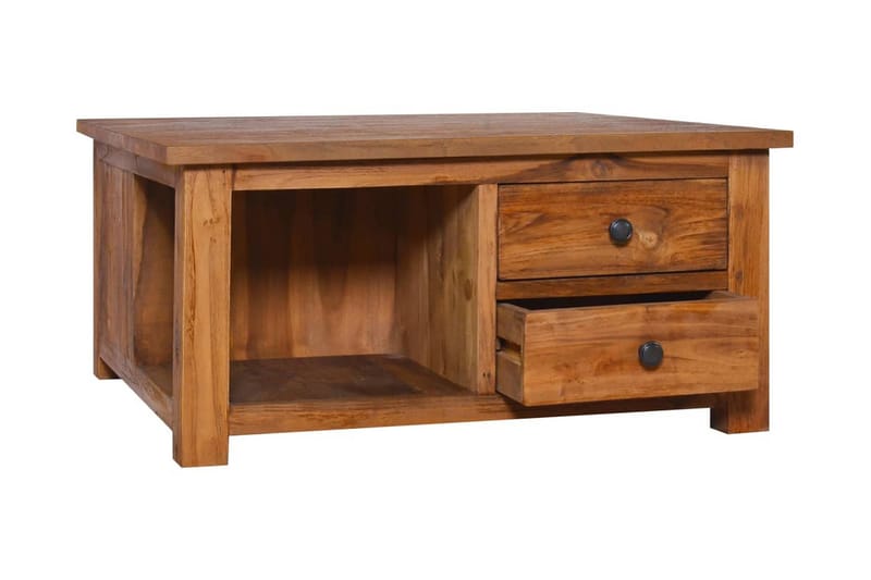 Sohvapöytä 68x68x33 cm täysi tiikki - Ruskea - Huonekalut - Pöytä & ruokailuryhmä - Sohvapöytä