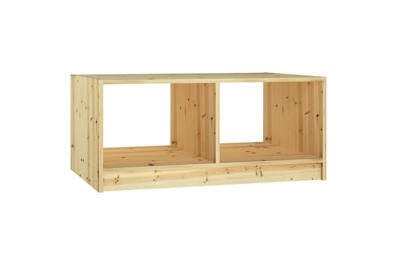 Sohvapöytä 75x50x33,5 cm täysi kuusi - Ruskea - Huonekalut - Pöytä & ruokailuryhmä - Sohvapöytä