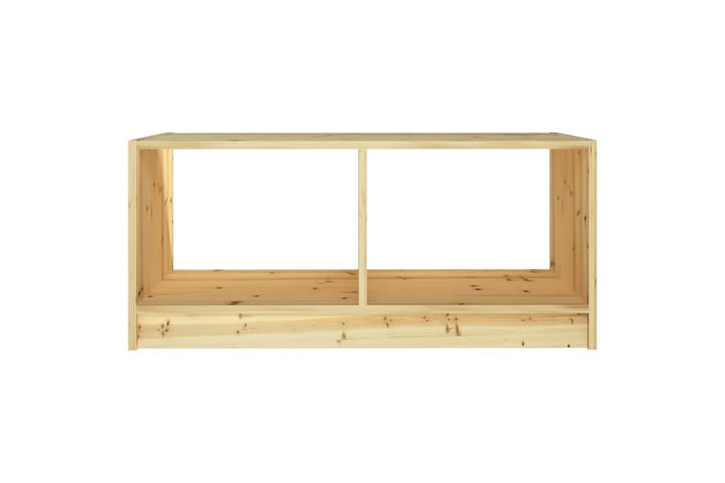 Sohvapöytä 75x50x33,5 cm täysi kuusi - Ruskea - Huonekalut - Pöytä & ruokailuryhmä - Sohvapöytä