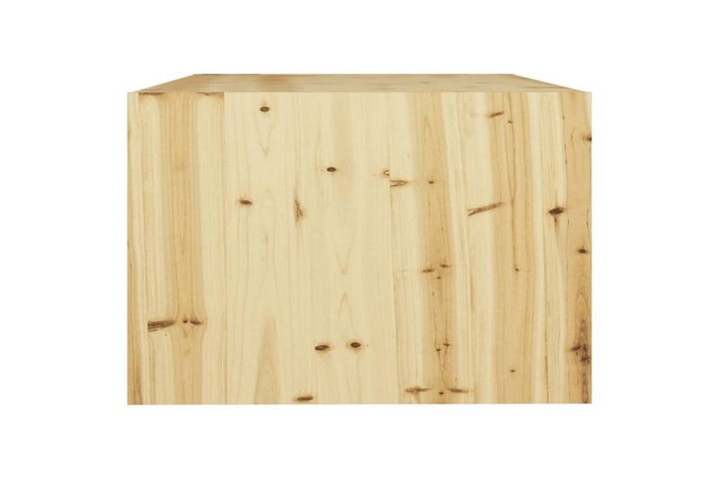 Sohvapöytä 75x50x33,5 cm täysi kuusi - Ruskea - Huonekalut - Pöytä & ruokailuryhmä - Sohvapöytä
