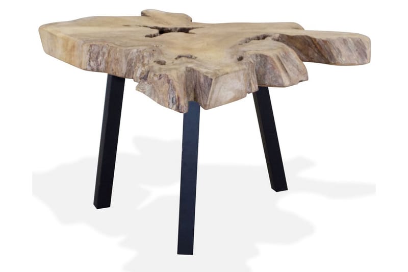 Sohvapöytä 80x70x38 cm aito tiikki - Ruskea - Huonekalut - Pöytä & ruokailuryhmä - Sohvapöytä